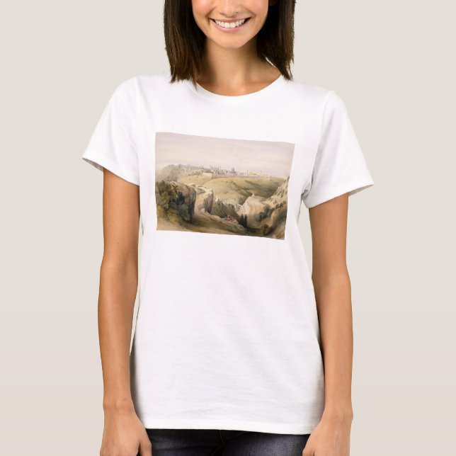 T-shirt Jérusalem du Mont des Oliviers, le 8 avril 1839 (Devant)