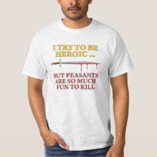 T-shirt J'essaye d'être héroïque