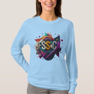 T-shirt "Jessica : Une déclaration colorée"