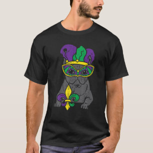 T-shirt Jester French Bulldog Mardi Gras Frenchie Chiens