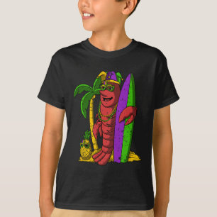 T-shirt Jester Surfer Mardi Gras Surf Carnaval