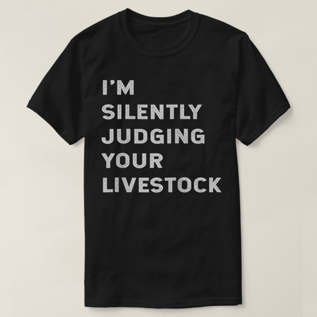 T-shirt J'estime en silence ton éleveur Farmer Funny D (Design devant)