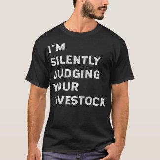 T-shirt J'estime en silence ton éleveur Farmer Funny D