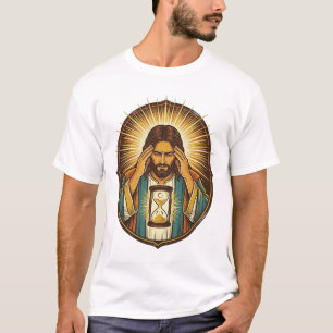 T-shirt Jésus 9999 Emails Non Lus Boîte de Réception Zéro