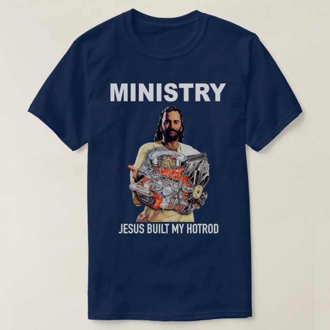 T-shirt Jésus a construit ma Hotrod (Design devant)
