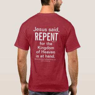 T-shirt Jésus a dit Repent