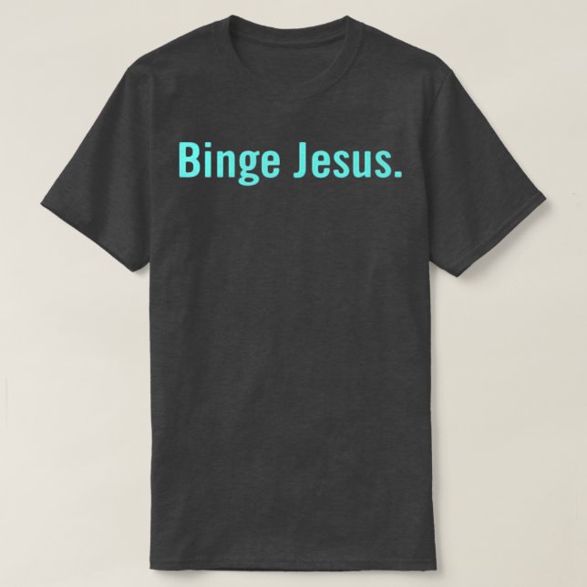 T-shirt Jésus à la charnière de Merch choisi (Design devant)