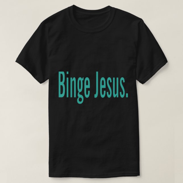 T-shirt Jésus à la charnière de Merch choisi (Design devant)