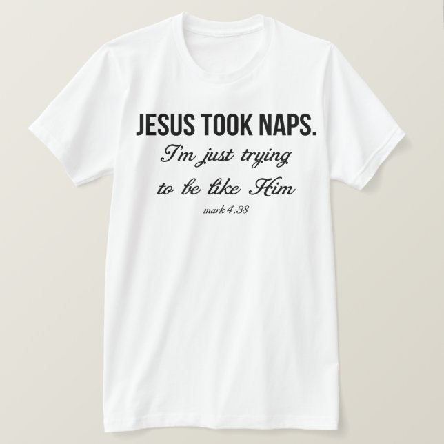 T-shirt Jésus A Pris Des Sièges (Design devant)