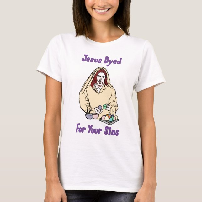 T-shirt Jésus a teint pour vos péchés (Devant)