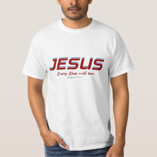 T-shirt Jésus à tous les genoux coursera les Philippiens