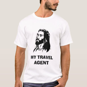 T-shirt Jésus-agrafe-art, MON AGENT de VOYAGE