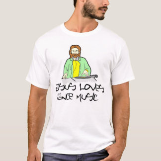 T-shirt Jésus aime la musique de danse