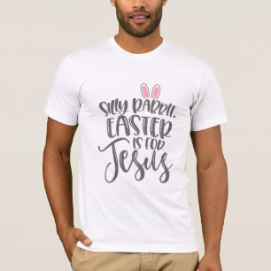 T-shirt Jésus amour La Pâque Du Lapin Silencieux Est Pou