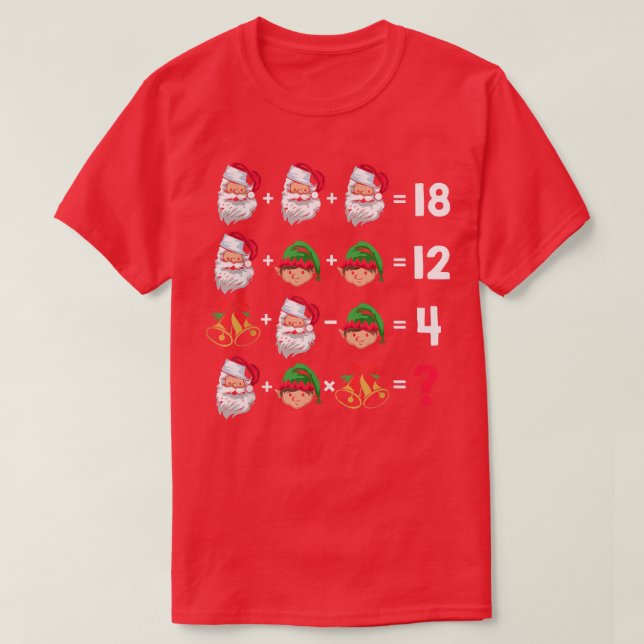 T-shirt Jésus Anniversaire Math Enseignant Humour XM Ordre (Design devant)