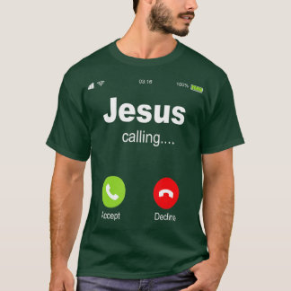 T-shirt Jésus Appelant Église religieuse chrétienne de la 
