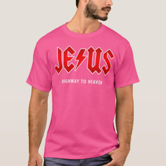 T-shirt Jesus - Autoroute Vers Le Ciel - Hard Rocker Devou