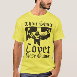 T-shirt Jésus Bodybuilding Gains de levage