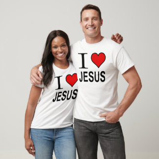 T-shirt Jésus Cadeaux J'aime Jésus Logo Débardeur