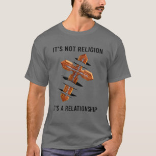 T-shirt Jésus Ce n'est pas une religion C'est une relation