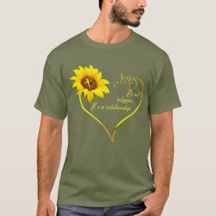 T-shirt Jésus Ce n'est pas une religion C'est une relation
