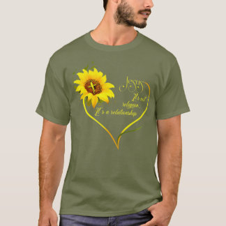 T-shirt Jésus Ce n'est pas une religion C'est une relation