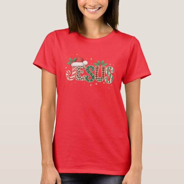 T-shirt Jésus chrétien Religieux Dire Foi Bible Verse (Devant)