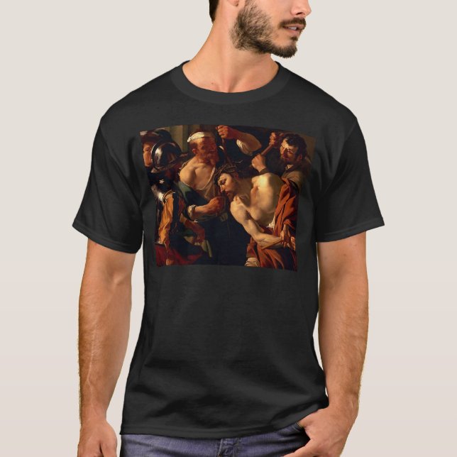 T-shirt Jésus-Christ avec la couronne des épines (Devant)