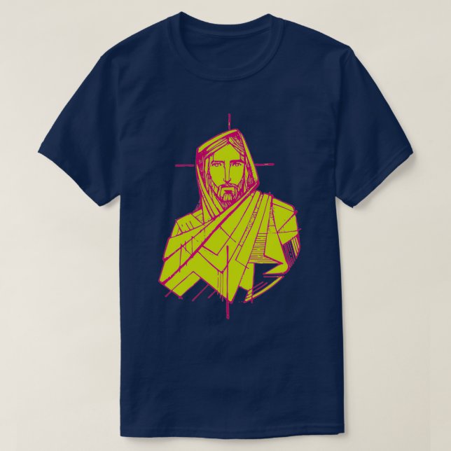 T-shirt Jésus Christ Croix Crucifix Religion (Design devant)