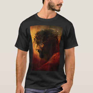 T-shirt Jésus-Christ drôle avec graphique de couronne d'ép