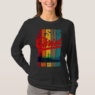 T-shirt Jésus Christ Est Mon Sauveur Pour Christian 1