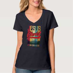 T-shirt Jésus Christ est mon Sauveur pour les Femmes chrét