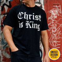 Jésus-Christ est Roi Gothique Art Grunge Blacklett