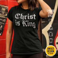 Jésus-Christ est Roi Gothique Art Grunge Blacklett
