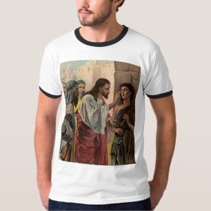 T-shirt Jésus-Christ guérissant l'aveugle