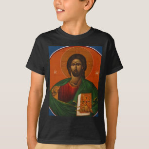 T-SHIRT JÉSUS-CHRIST ORTHODOXE GREC D'ICÔNE