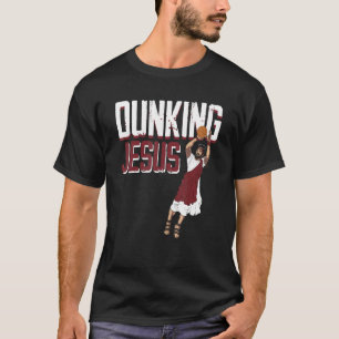 T-shirt Jesus Christ Playing Basketball 1