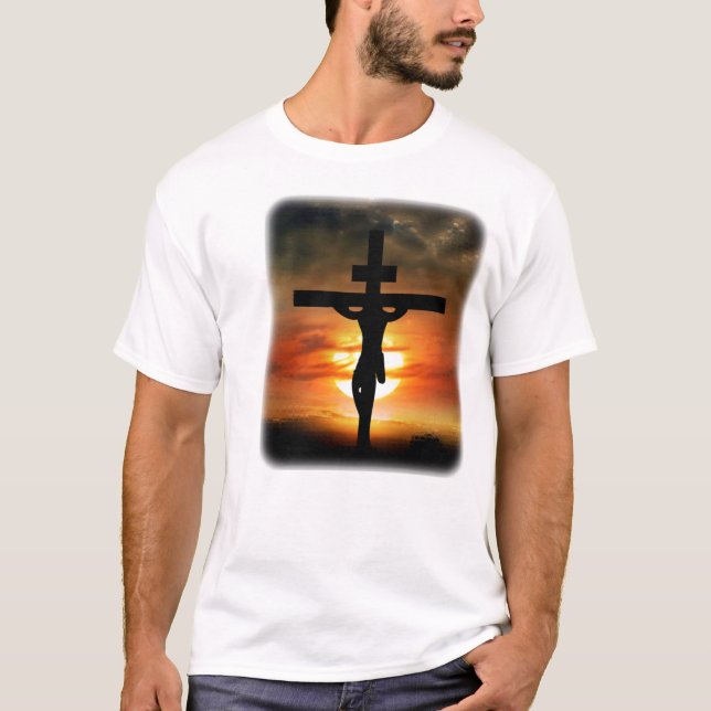T-shirt Jésus-Christ sur la croix (Devant)
