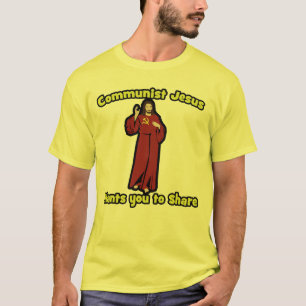 T-shirt Jésus communiste