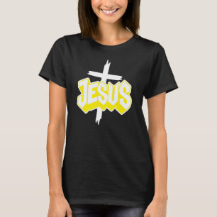 T-shirt Jésus, Croix Chrétienne