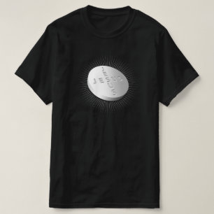 T-shirt Jesus Cures pilule comprimé Croix chrétienne guéri