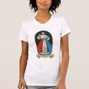 T-shirt Jésus de la Miséricorde Divine Vintage