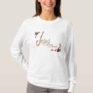 T-shirt Jésus est chemise de douille de dames de raison la