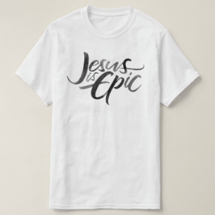 T-shirt Jésus est Epic Lettering Script Religion religieus