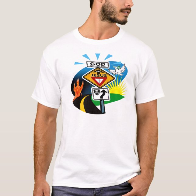 T-shirt Jésus est la manière (Devant)