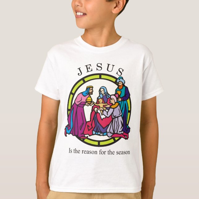 T-shirt Jésus est la raison de la saison (Devant)