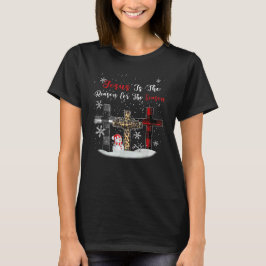 T-shirt Jésus est la raison de la saison Christian Xmas