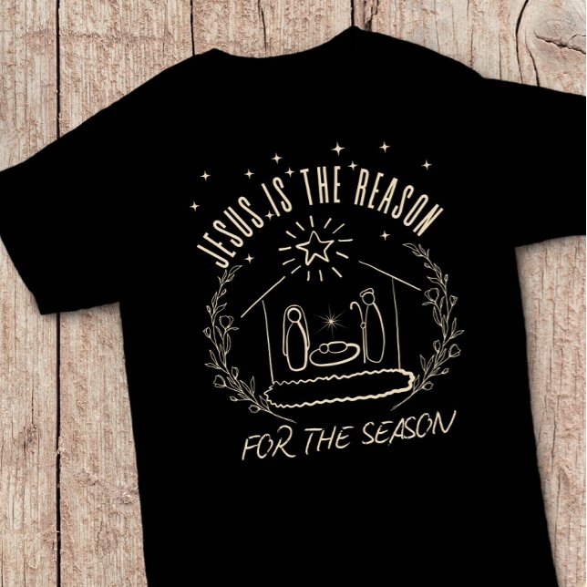 T-shirt Jésus est la raison de la saison Noël (Créateur téléchargé)