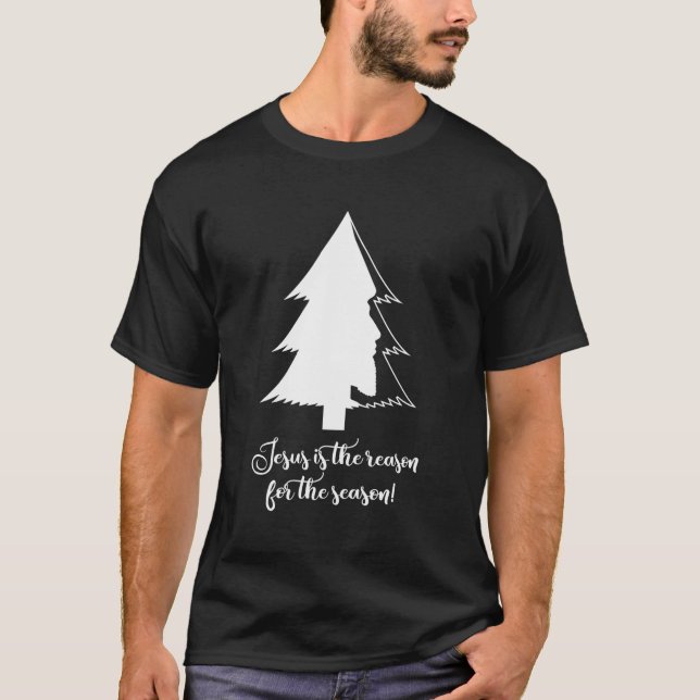 T-shirt Jésus Est La Raison De La Saison Noël Chrétien (Devant)