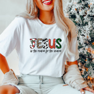 T-shirt Jésus est la raison de la saison Noël Tee